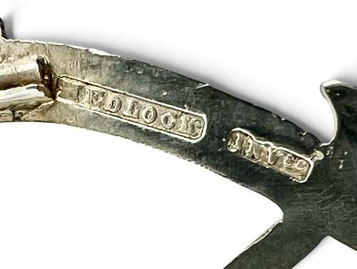 Victorian antique Scottish silver Luckenbooth brooch, Inverness c.1875